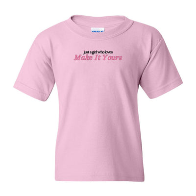 Kids Make It Yours™ 'Just A Girl Who Loves' T-Shirt - United Monograms