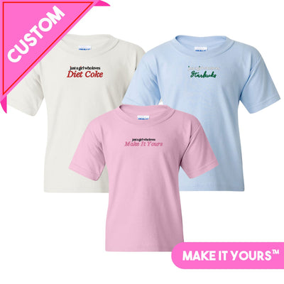 Kids Make It Yours™ 'Just A Girl Who Loves' T-Shirt - United Monograms