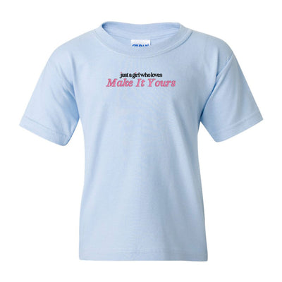 Kids Make It Yours™ 'Just A Girl Who Loves' T-Shirt - United Monograms