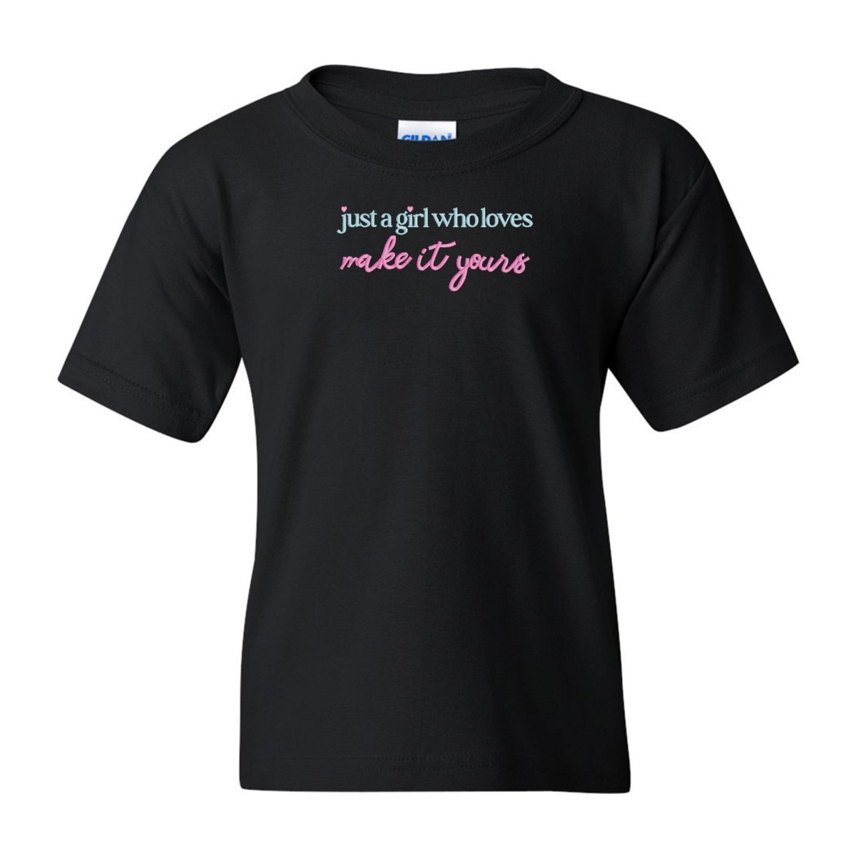 Kids Make It Yours™ 'Just A Girl Who Loves' T-Shirt - United Monograms