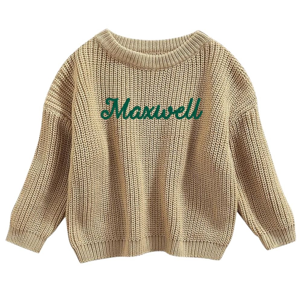 Kids Make It Yours™ Kiddo Knit Sweater - United Monograms