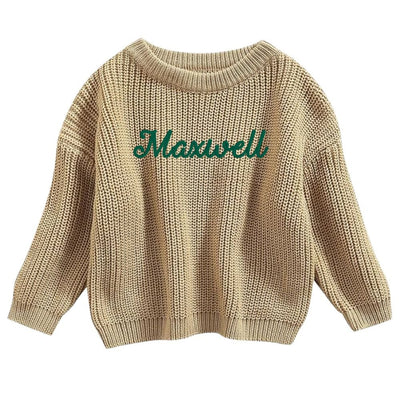 Kids Make It Yours™ Kiddo Knit Sweater - United Monograms