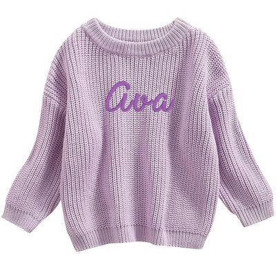 Kids Make It Yours™ Kiddo Knit Sweater - United Monograms