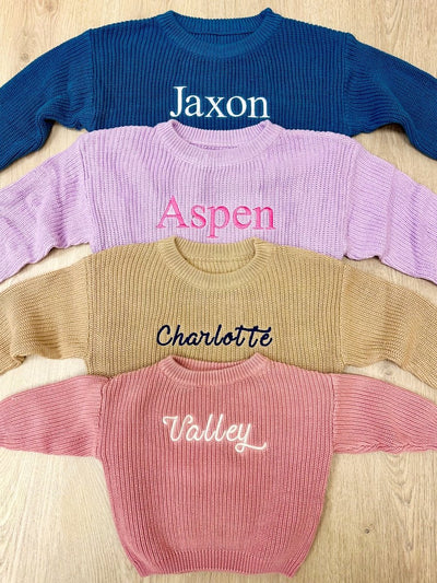 Kids Make It Yours™ Kiddo Knit Sweater - United Monograms