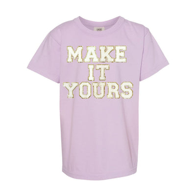 Kids Make It Yours™ Letter Patch T-Shirt - United Monograms
