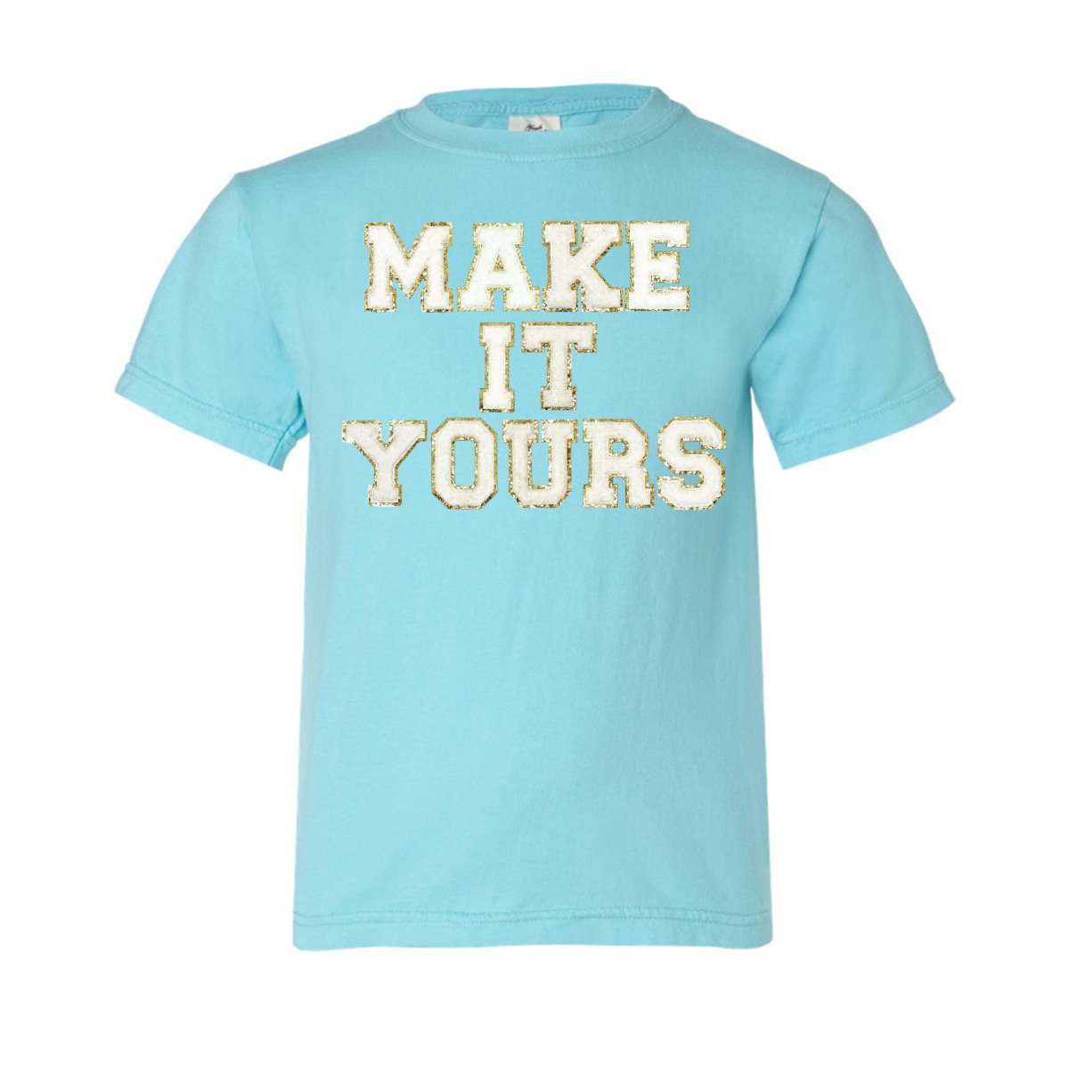 Kids Make It Yours™ Letter Patch T-Shirt - United Monograms