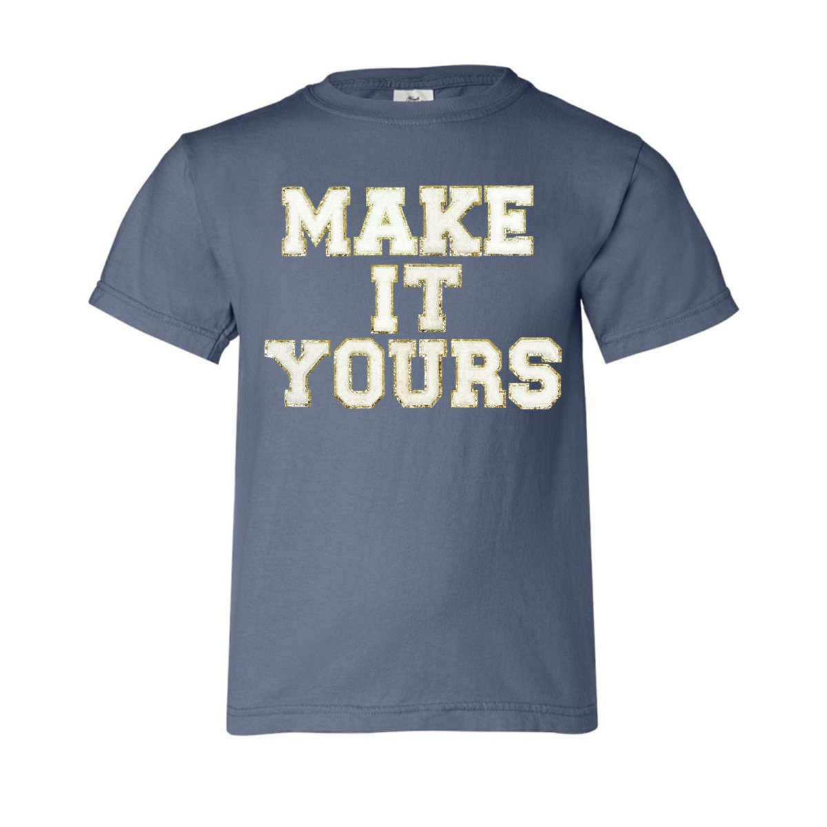 Kids Make It Yours™ Letter Patch T-Shirt - United Monograms