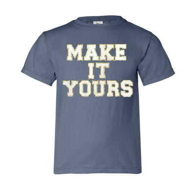 Kids Make It Yours™ Letter Patch T-Shirt - United Monograms