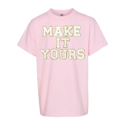 Kids Make It Yours™ Letter Patch T-Shirt - United Monograms