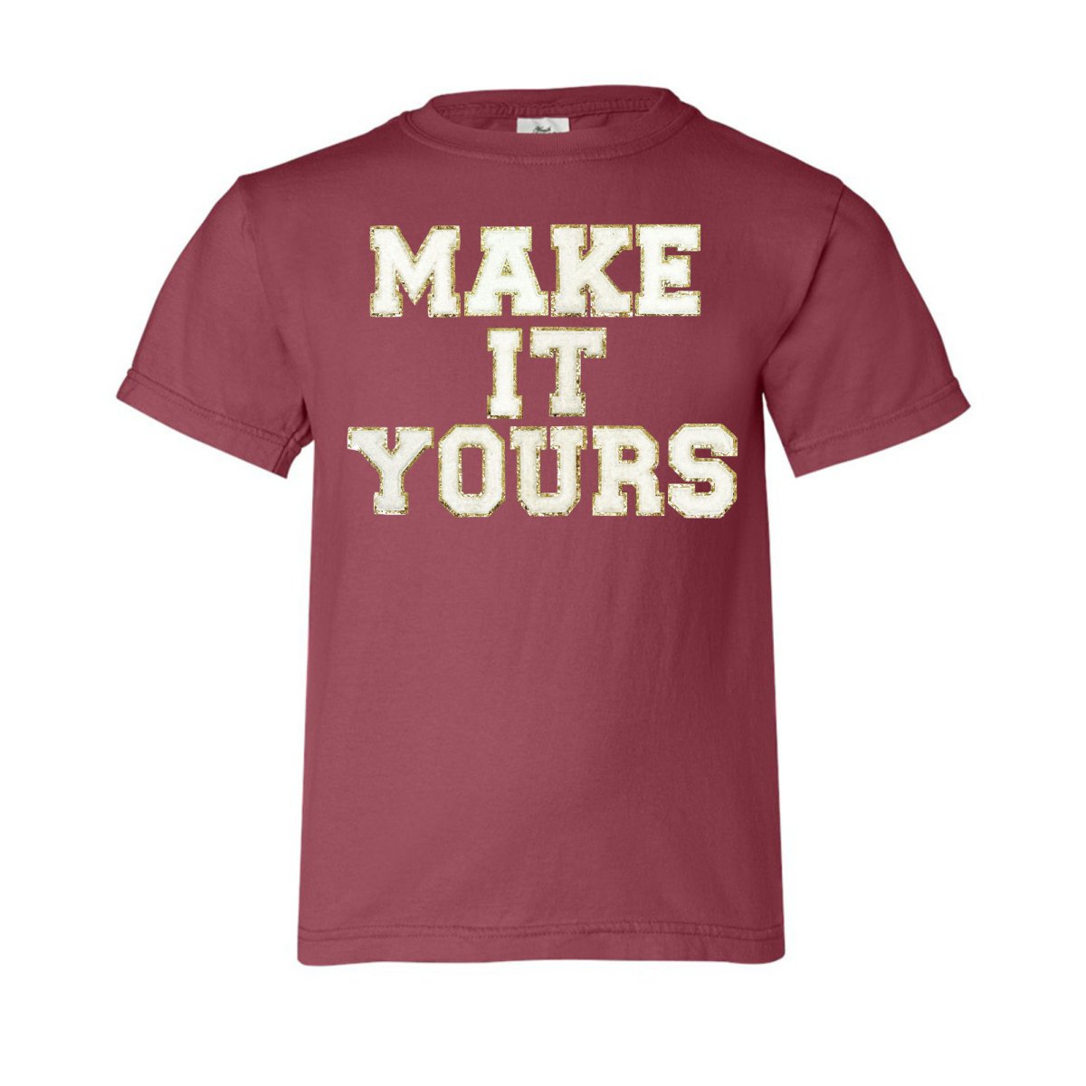 Kids Make It Yours™ Letter Patch T-Shirt - United Monograms