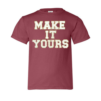 Kids Make It Yours™ Letter Patch T-Shirt - United Monograms