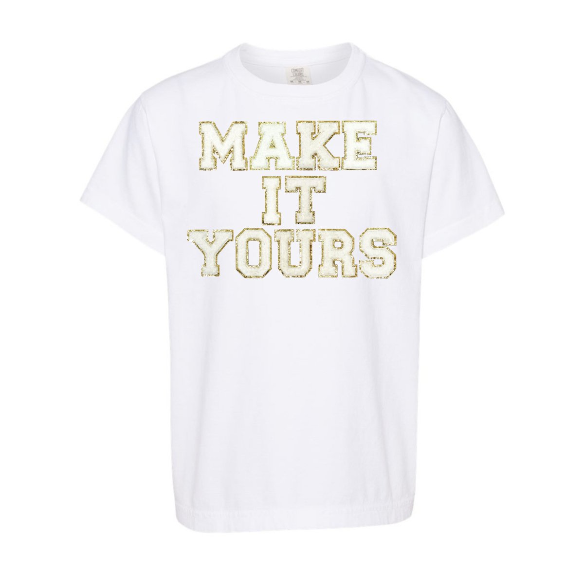 Kids Make It Yours™ Letter Patch T-Shirt - United Monograms