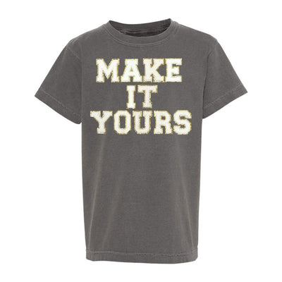 Kids Make It Yours™ Letter Patch T-Shirt - United Monograms