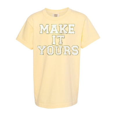 Kids Make It Yours™ Letter Patch T-Shirt - United Monograms