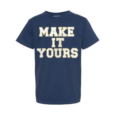 Kids Make It Yours™ Letter Patch T-Shirt - United Monograms