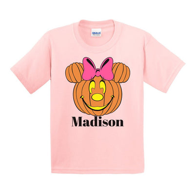 Kids Make It Yours™ 'Mickey/Minnie Jack-O'-Lantern' T-Shirt - United Monograms