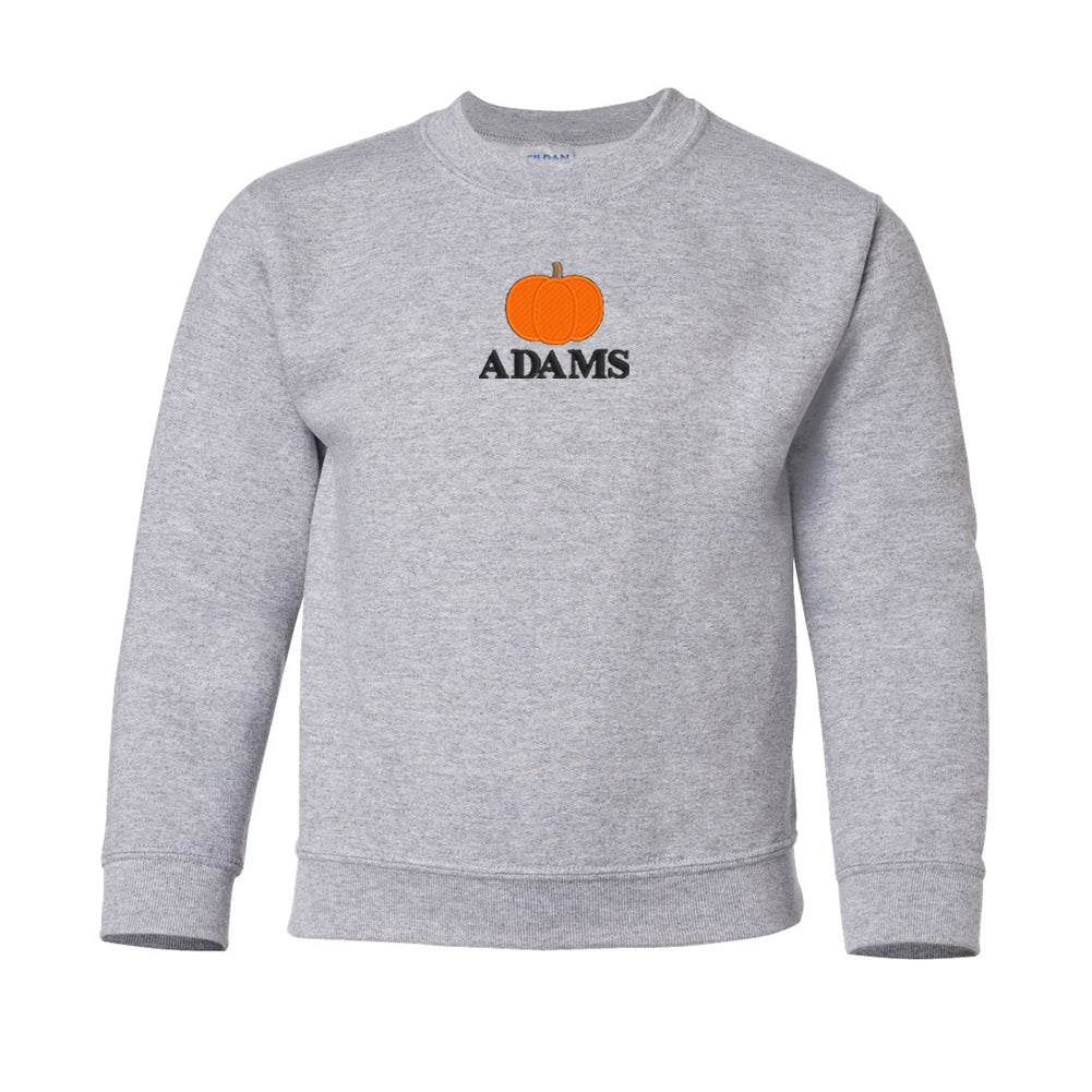 Kids Make It Yours™ Pumpkin Crewneck Sweatshirt - United Monograms