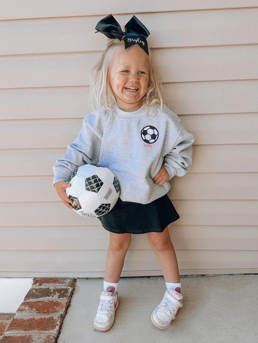 Kids Make It Yours™ Sports Icon Crewneck Sweatshirt - United Monograms