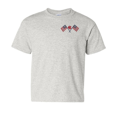 Kids Monogrammed American Flag T-Shirt - United Monograms