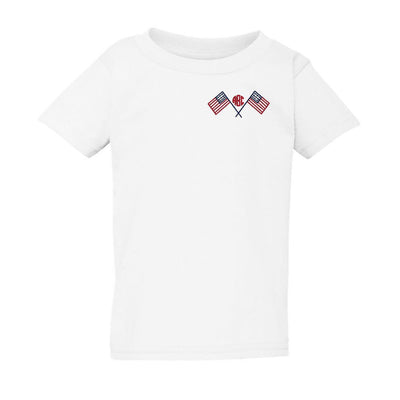 Kids Monogrammed American Flag T-Shirt - United Monograms