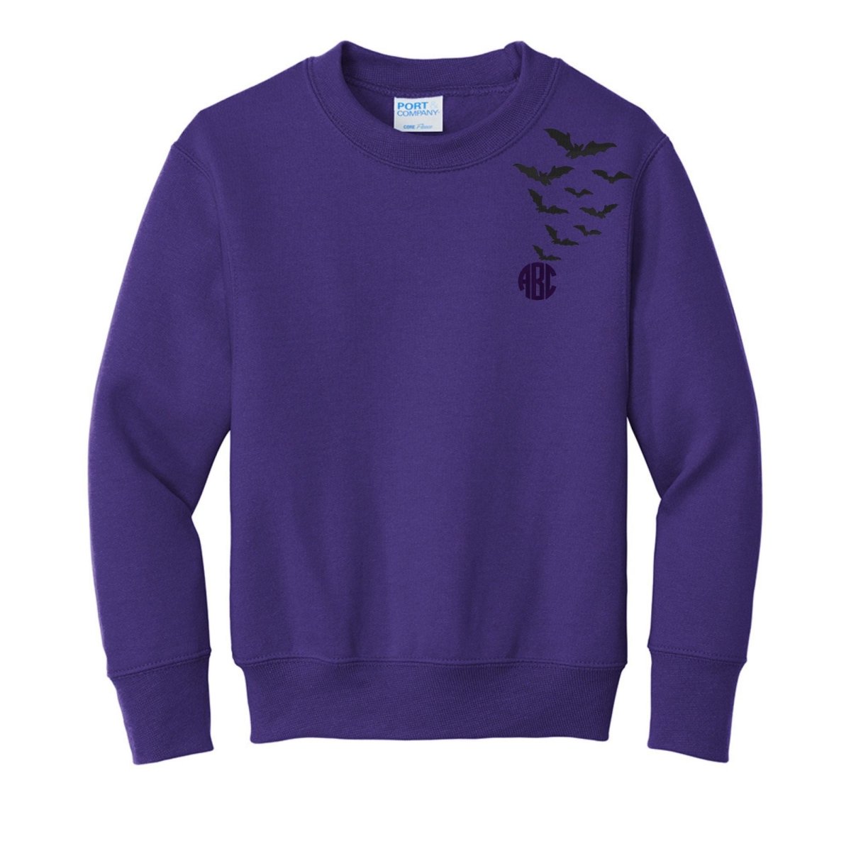Kids Monogrammed 'Bats' Crewneck Sweatshirt - United Monograms