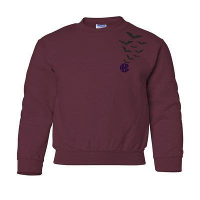 Kids Monogrammed 'Bats' Crewneck Sweatshirt - United Monograms