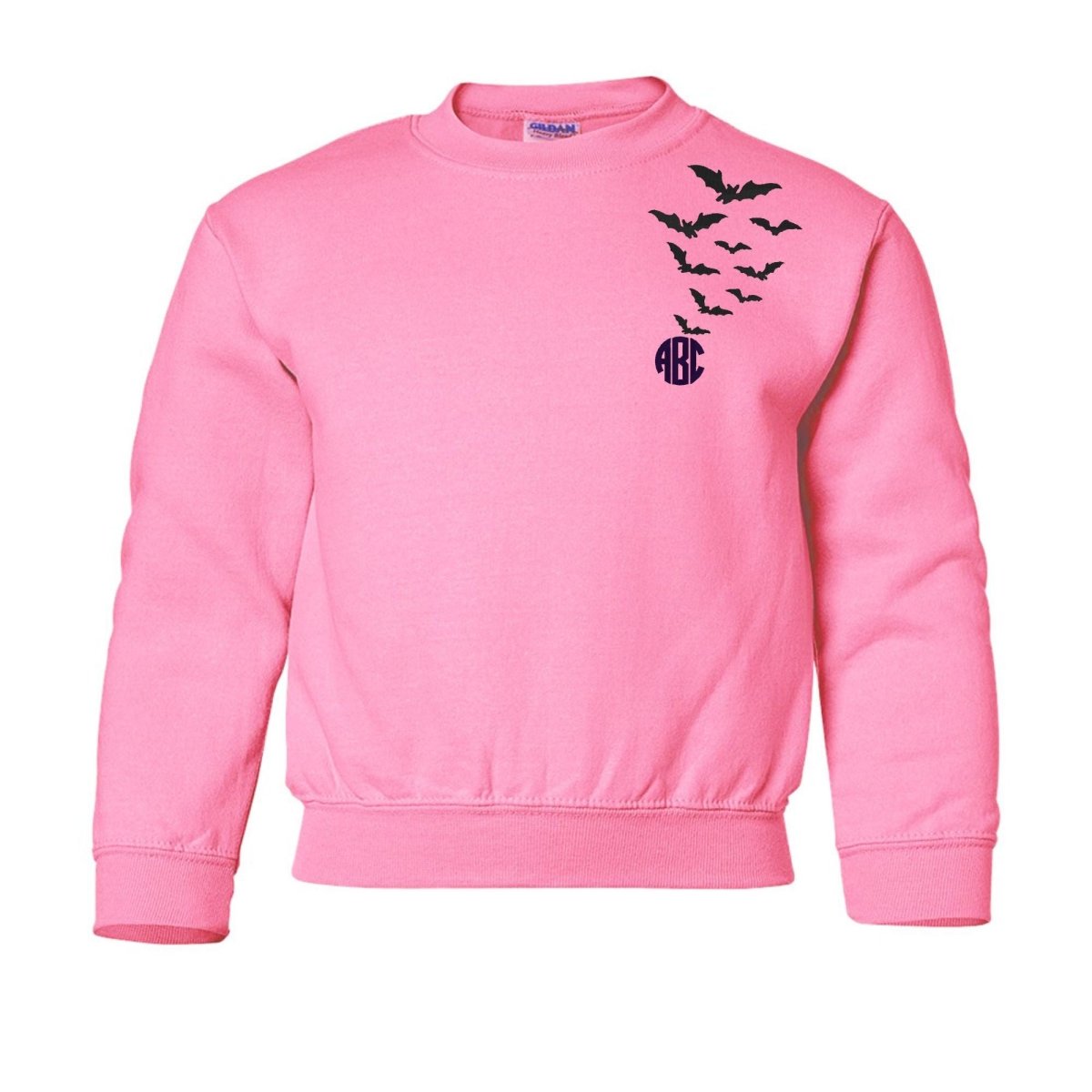 Kids Monogrammed 'Bats' Crewneck Sweatshirt - United Monograms