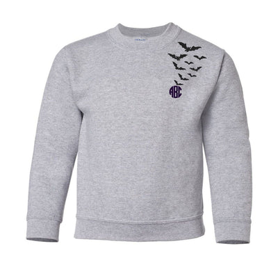 Kids Monogrammed 'Bats' Crewneck Sweatshirt - United Monograms