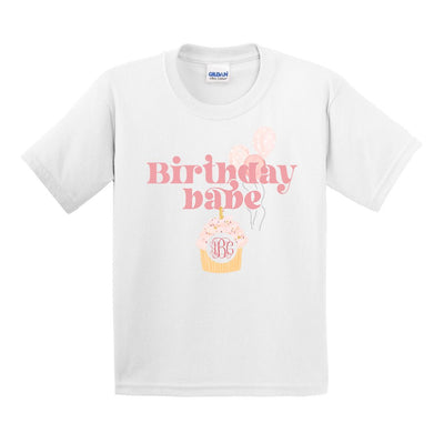 Kids Monogrammed 'Birthday Babe' T-Shirt - United Monograms