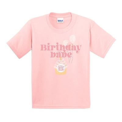 Kids Monogrammed 'Birthday Babe' T-Shirt - United Monograms