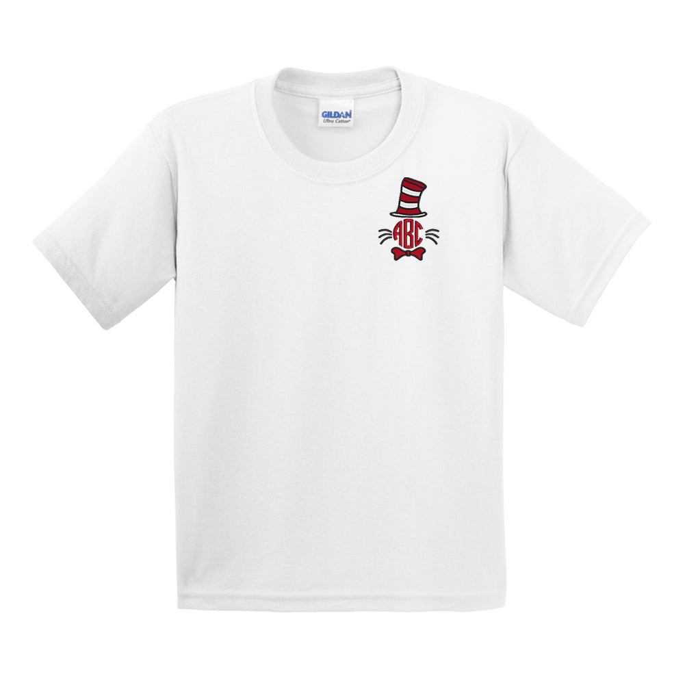 Kids Monogrammed 'Cat in the Hat' T-Shirt - United Monograms