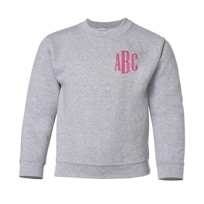 Kids Monogrammed Crewneck Sweatshirt - United Monograms