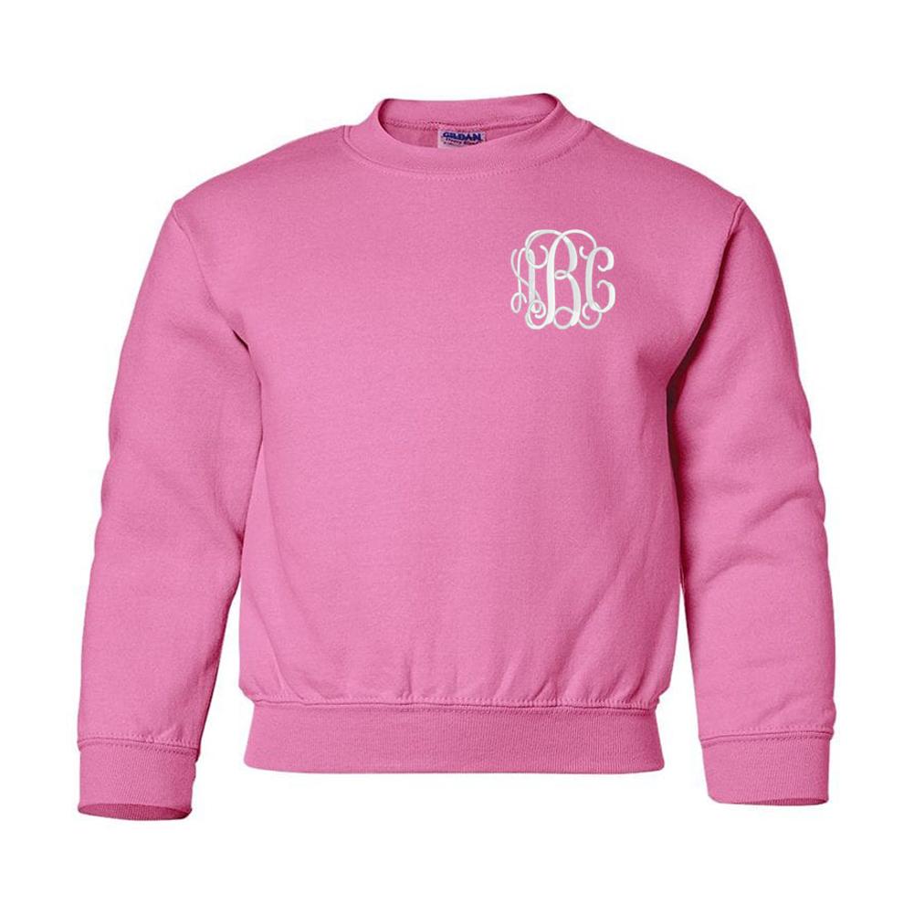 Kids Monogrammed Crewneck Sweatshirt - United Monograms