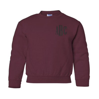 Kids Monogrammed Crewneck Sweatshirt - United Monograms