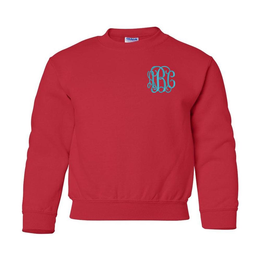 Kids Monogrammed Crewneck Sweatshirt - United Monograms