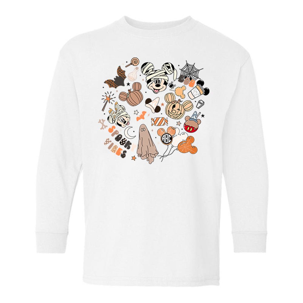 Kids Monogrammed 'Disney Halloween' Long Sleeve T-Shirt - United Monograms