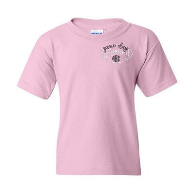 Kids Monogrammed Football Game Day T-Shirt - United Monograms