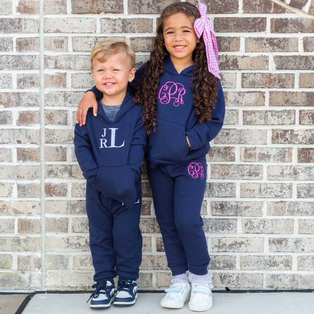 Kids Monogrammed Hoodie & Joggers Set - United Monograms