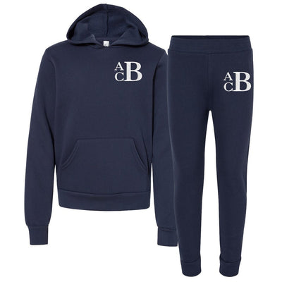 Kids Monogrammed Hoodie & Joggers Set - United Monograms