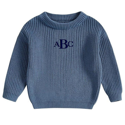 Kids Monogrammed Kiddo Knit Sweater - United Monograms