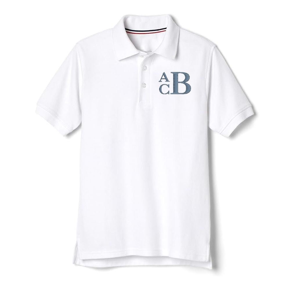 Kids Monogrammed Polo - United Monograms