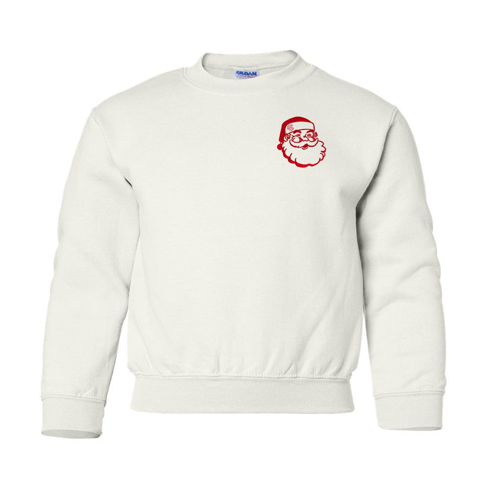 Kids Monogrammed 'Santa Claus' Crewneck Sweatshirt - United Monograms