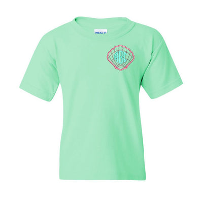 Kids Monogrammed Seashell T-Shirt - United Monograms