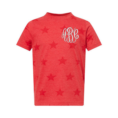 Kids Monogrammed Stars T-Shirt - United Monograms