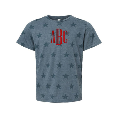 Kids Monogrammed Stars T-Shirt - United Monograms