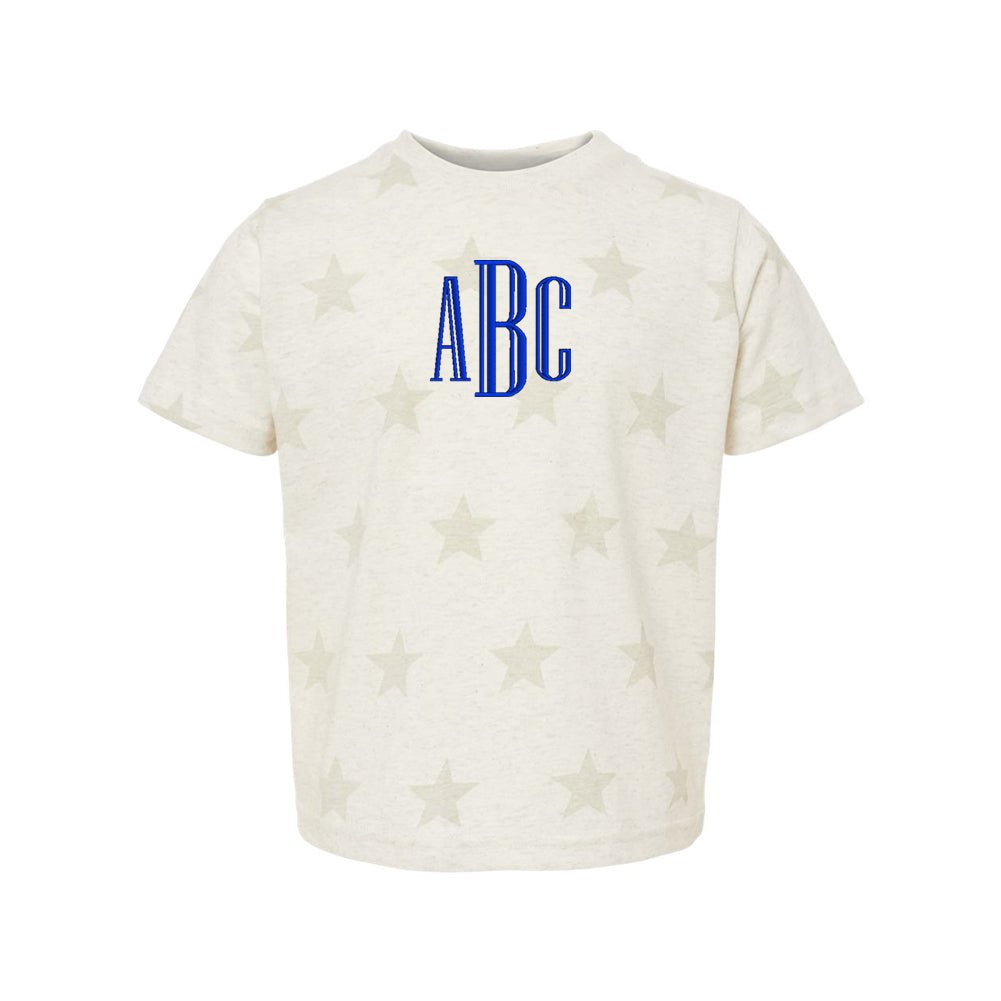 Kids Monogrammed Stars T-Shirt - United Monograms
