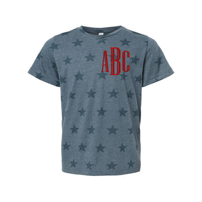 Kids Monogrammed Stars T-Shirt - United Monograms
