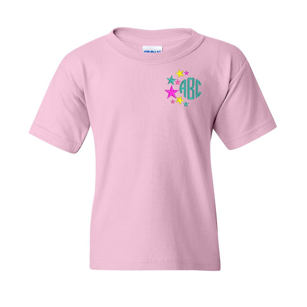 Kids Monogrammed Stars Youth T-Shirt - United Monograms