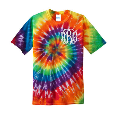 Kids Monogrammed Tie Dye T-Shirt - United Monograms
