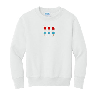 Kids 'Patriotic Popsicles' Crewneck Sweatshirt - United Monograms